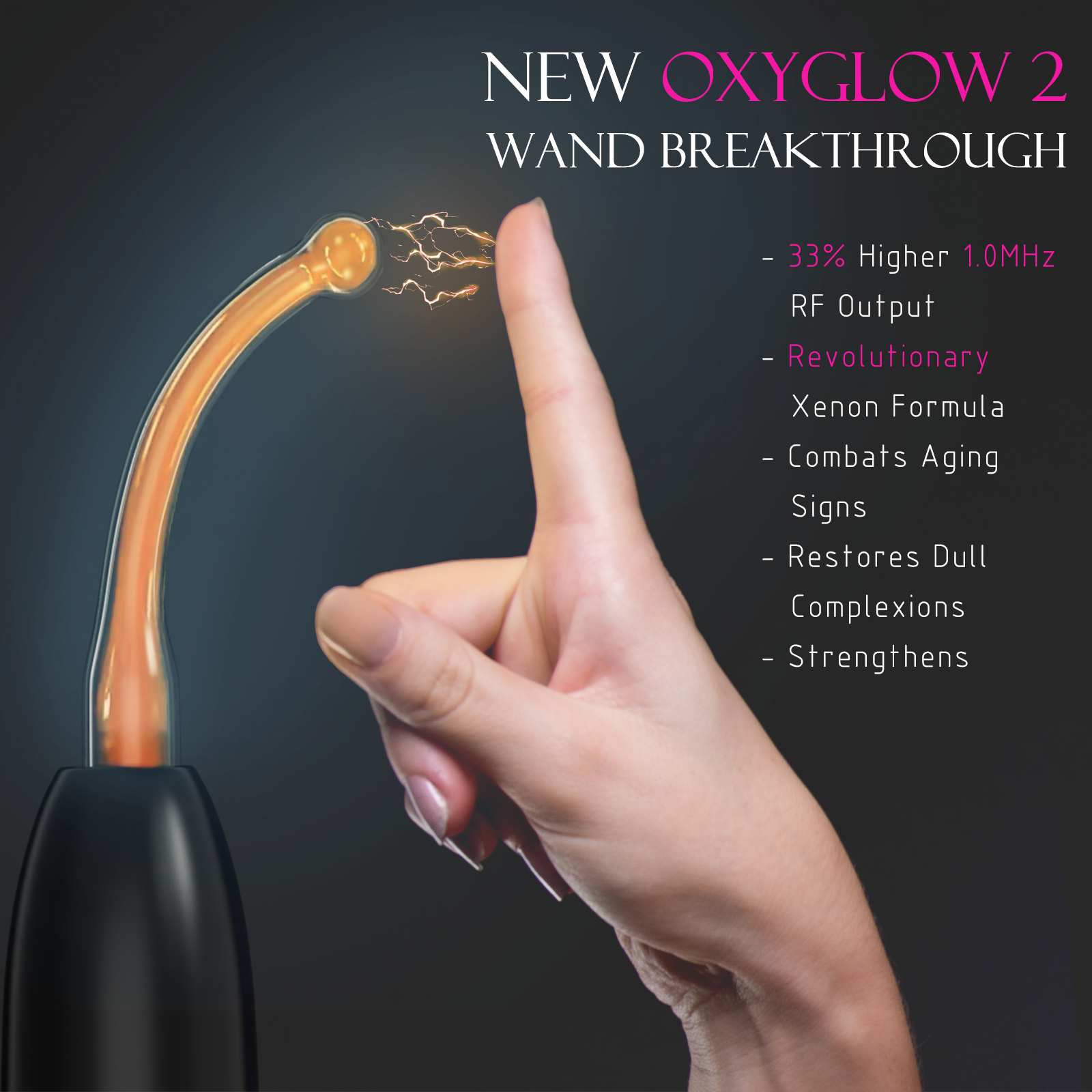 OXYGLOW2FrequencyFacialWand