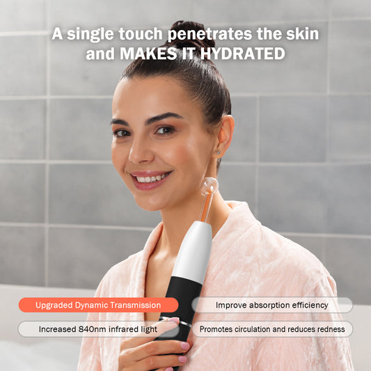 Baguette faciale LUCSUER Pro – Instrument de beauté raffermissant – Tous types de peau – Sans fil – 6 en 1